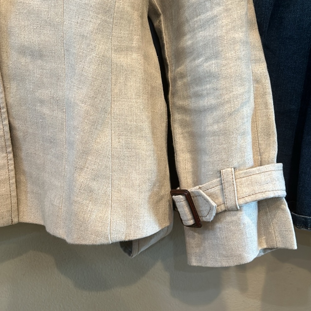 Ann Taylor Loft linen jacket - Picture 3 of 6
